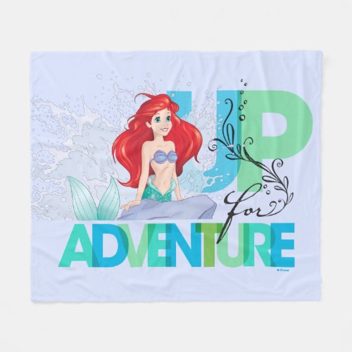 Ariel  Up For Adventure Fleece Blanket