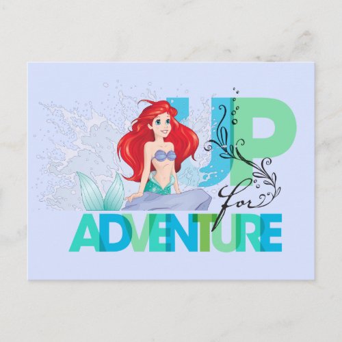 Ariel  Up For Adventure Postcard