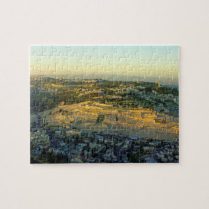 Ariel View of the Mount of Olives Jersalem Israel Jigsaw Puzzle