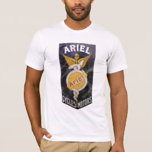 ARIEL VINTAGE MOTORCYCLE SIGN, distressed image. T-Shirt