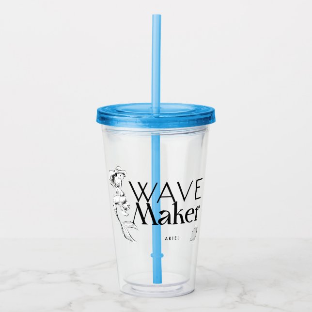 Ariel | Wave Maker Acrylic Tumbler (Front)