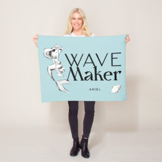 Ariel | Wave Maker Fleece Blanket