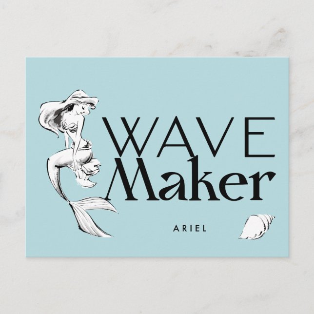 Ariel | Wave Maker Postcard (Front)