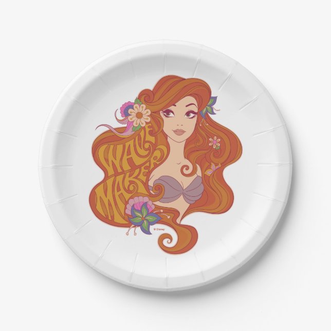 Ariel | Wave Maker Seashell 2 Paper Plates (Front)