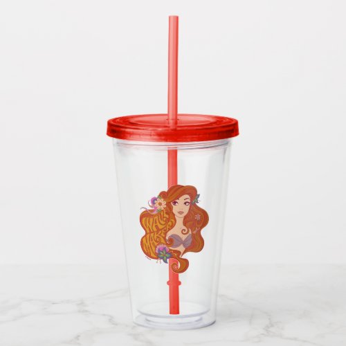 Ariel  Wave Maker Seashell Acrylic Tumbler