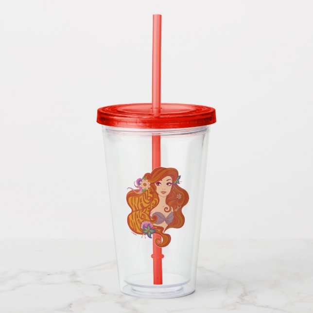 Ariel | Wave Maker Seashell Acrylic Tumbler (Front)