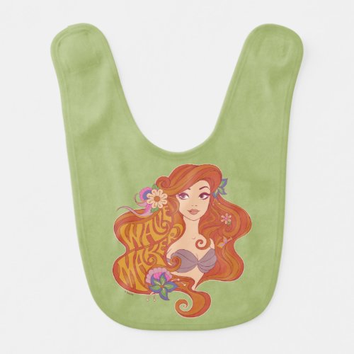 Ariel  Wave Maker Seashell Baby Bib