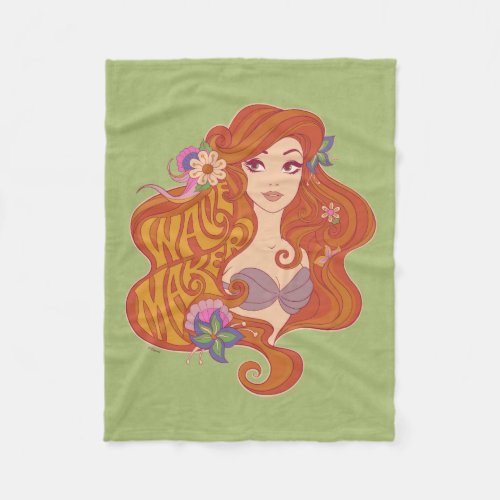 Ariel  Wave Maker Seashell Fleece Blanket