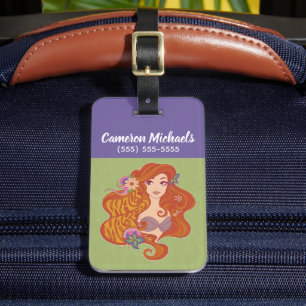 Ariel Wave Maker Seashell Luggage Tag