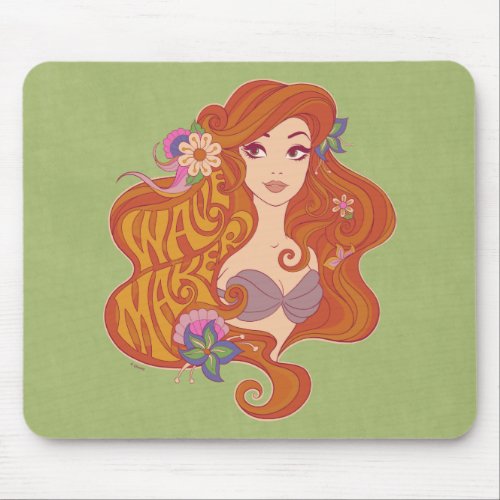 Ariel  Wave Maker Seashell Mouse Pad