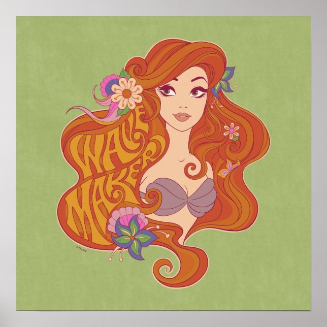 Ariel | Wave Maker Seashell Poster (Front)