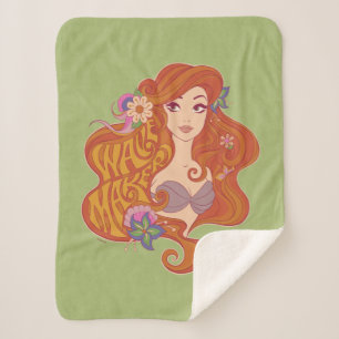Ariel   Wave Maker Seashell Sherpa Blanket