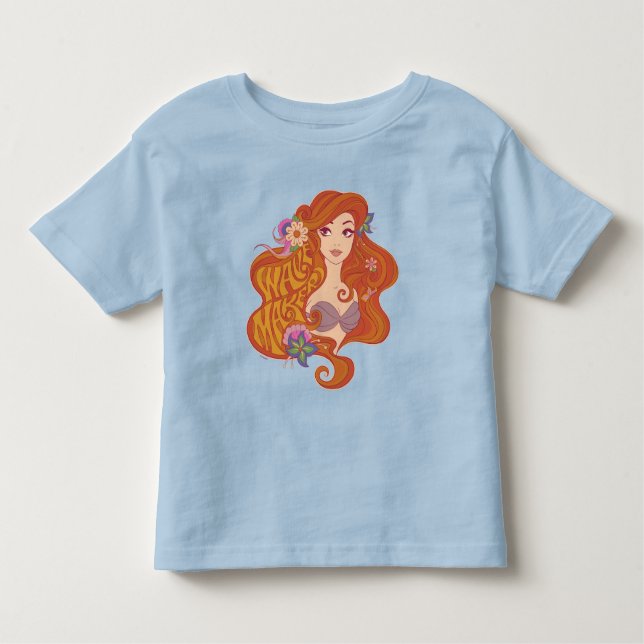 Ariel | Wave Maker Seashell Toddler T-shirt (Front)