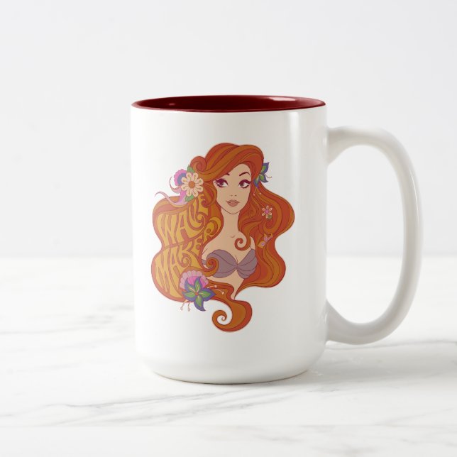 Ariel | Wave Maker Seashell Two-Tone Coffee Mug (Right)
