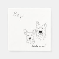 Ariel Wedding Cocktail Napkins