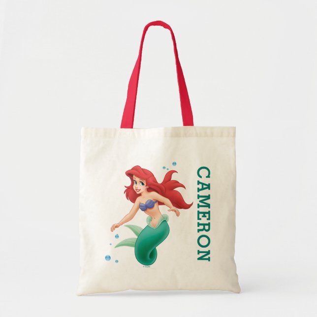 Ariel with Bubbles Tote Bag (Front)