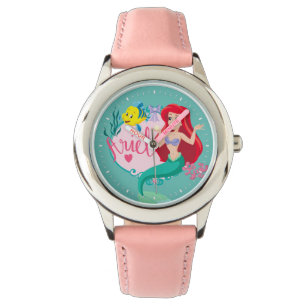 Ariel With Flounder Name Graphic Watch