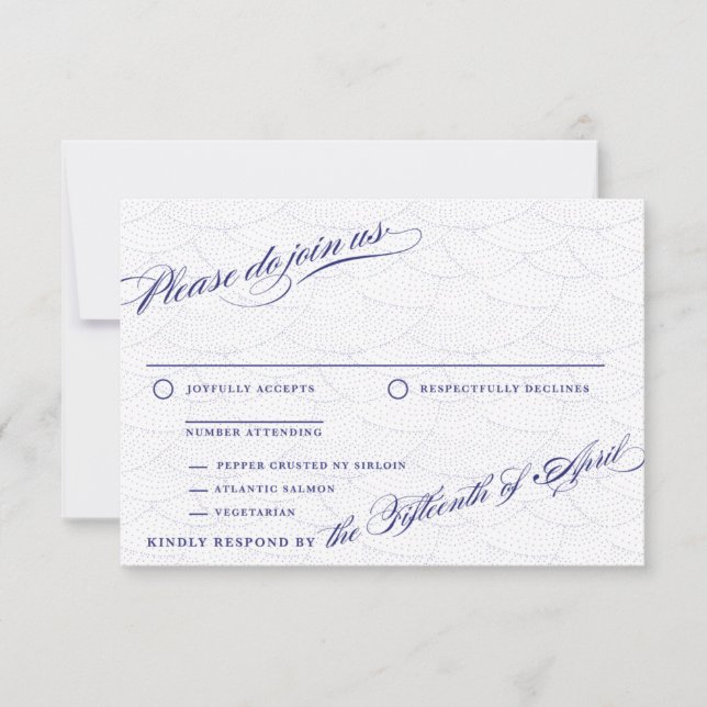 Arielle by Forever Wedding • RSVP Card (Front)