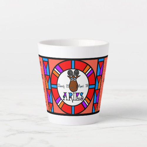 Aries 12 oz Latte Mug