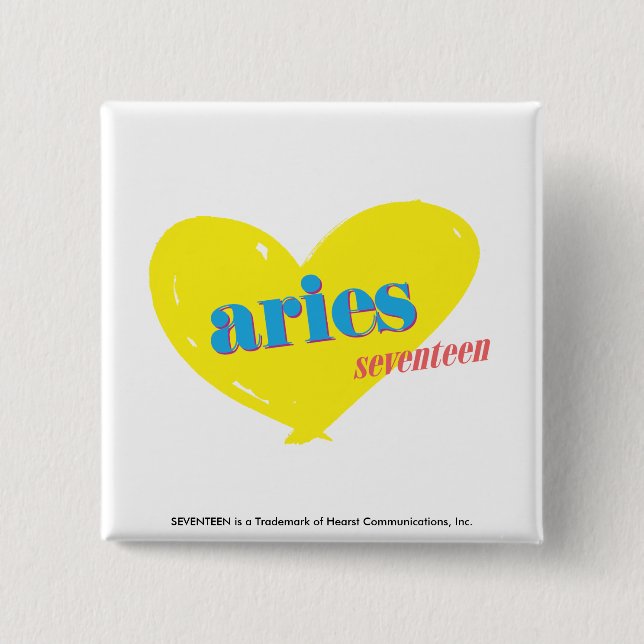 Aries 3 pinback button (Front)