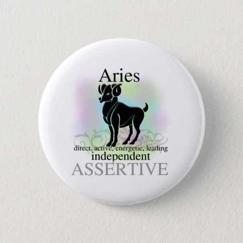 Aries About You Button
