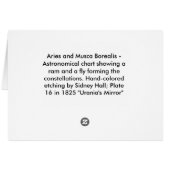 Aries and Musca Borealis Cards (Back Horizontal)