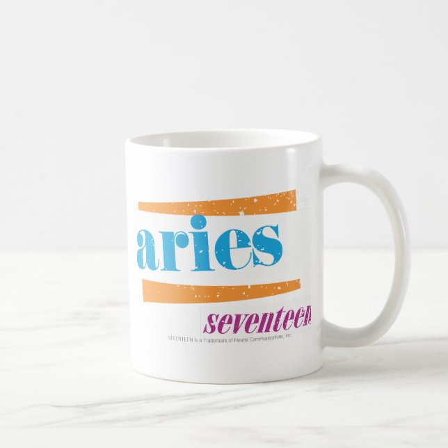 Aries Aqua Coffee Mug (Right)