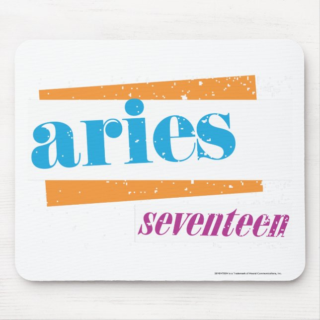 Aries Aqua Mouse Pad (Front)