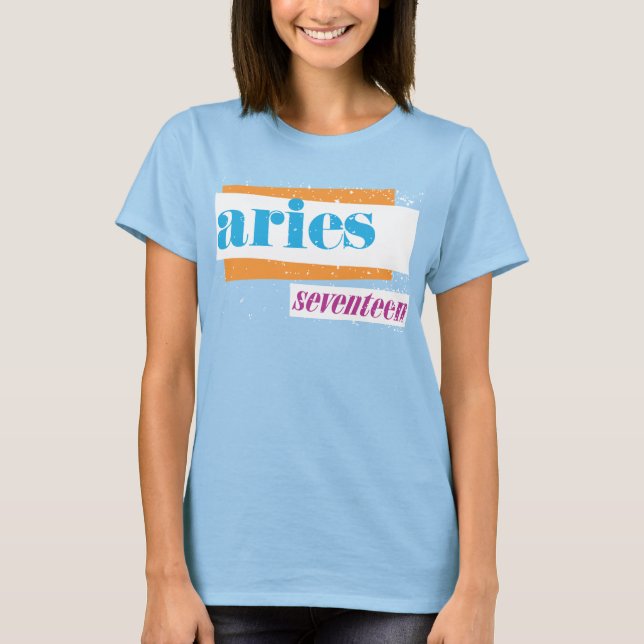 Aries Aqua T-Shirt (Front)