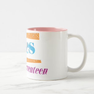 Aries Aqua Two-Tone Coffee Mug