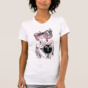 Aries Art Deco Lady T-Shirt