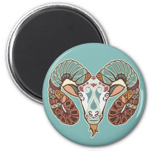 Aries Astrological Sign Magnet