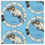 aries astrological zodiac sign fabric