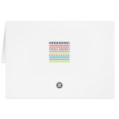 Aries Astrology Blue Watercolor Galaxy Birthday (Back Horizontal)