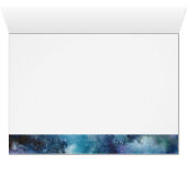 Aries Astrology Blue Watercolor Galaxy Birthday (Inside Horizontal (Bottom))