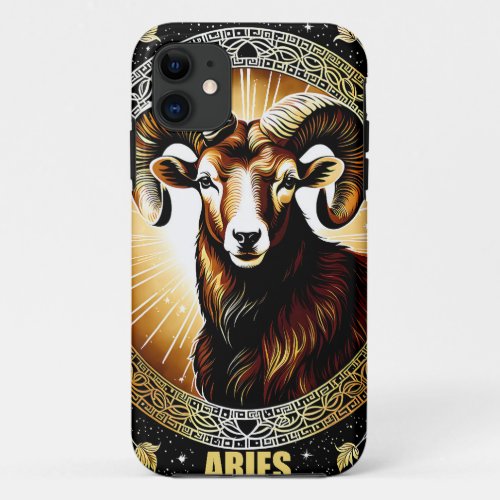 Aries astrology sign iPhone 11 case