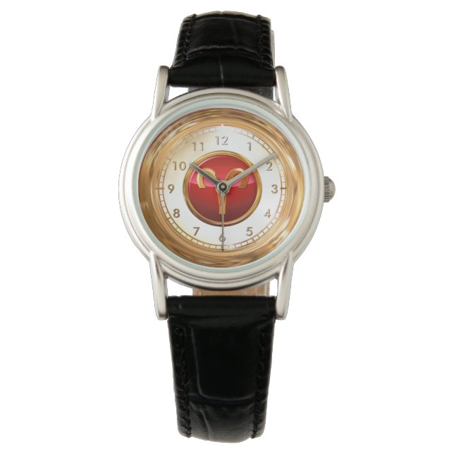 Aries Astrology Watch (Front)