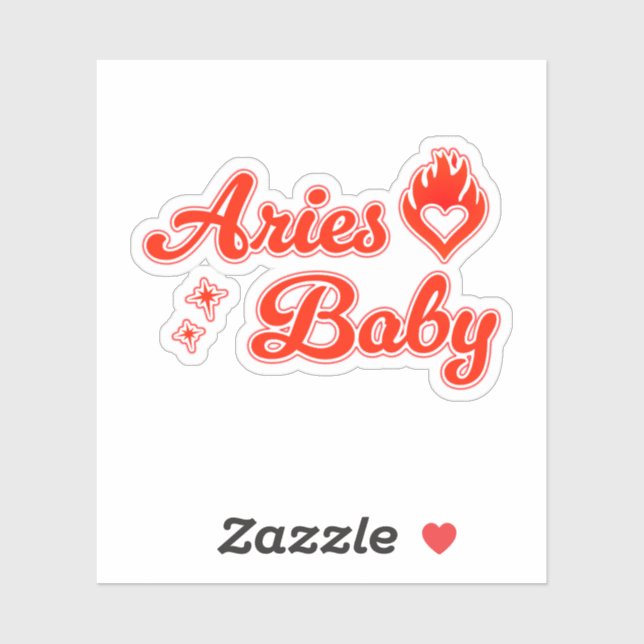 Aries baby  sticker (Sheet)