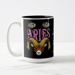 Aries Birth Sign Zodiac Mug