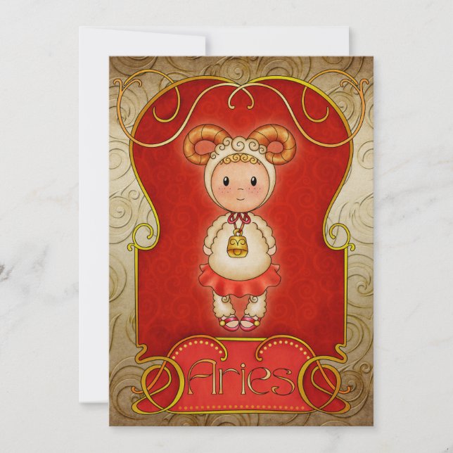 Aries Birthday 2 - SRF Invitation (Front)
