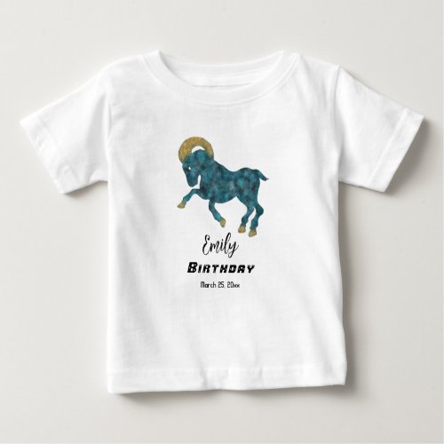 Aries Birthday Guest of Honor Baby T_Shirt