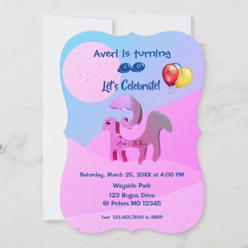 Aries Birthday Party _ March 21  April 19  Invitation