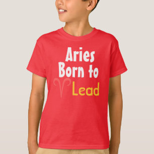 Aries Born to Lead T-Shirt