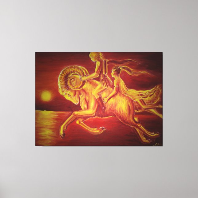 Aries Canvas Print (Front)