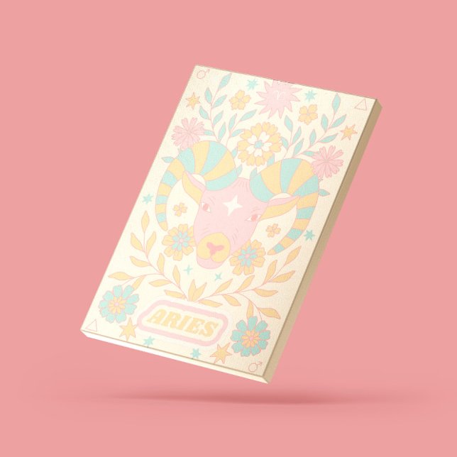 Aries Celestial Zodiac Pastel Dreams Wall Arts Canvas Print (Creator Uploaded)