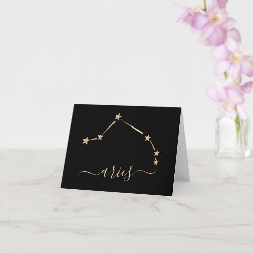 Aries Constellation Card