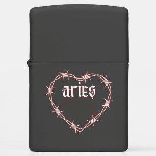 Aries Constellation Gothic Dark Celestial Art Zippo Lighter