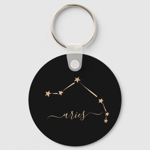 Aries Constellation Keychain