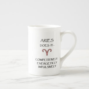 "Aries Does It..." Designer Bone China Mug