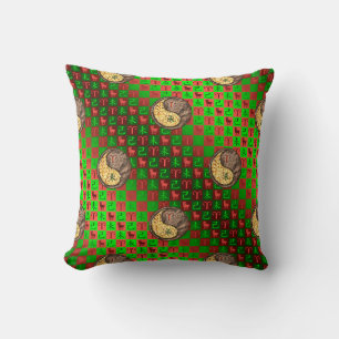 Aries & Earth Goat Throw Pillow